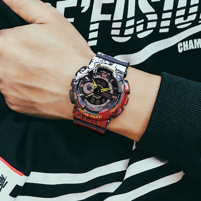 Pánske elektronické hodinky so silikónovým remienkom