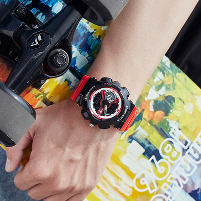 Pánske elektronické hodinky so silikónovým remienkom