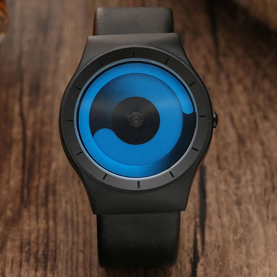 Koncepcinis vyriškas laikrodis su patefonu Vyriški kvarciniai laikrodžiai Minimalistinis rankinis vyriškas laikrodis Vyriškas Reloj Dropshipping Didmeninė prekyba