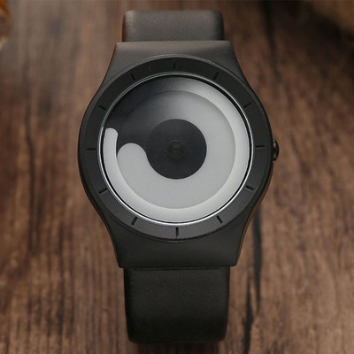 Koncepcinis vyriškas laikrodis su patefonu Vyriški kvarciniai laikrodžiai Minimalistinis rankinis vyriškas laikrodis Vyriškas Reloj Dropshipping Didmeninė prekyba
