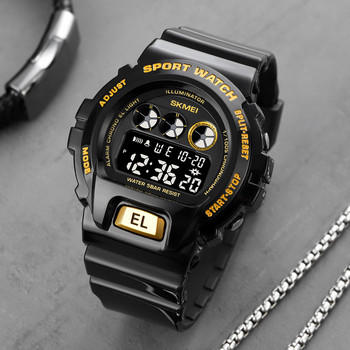 SKMEI Fashion Αδιάβροχα Αθλητικά Ρολόγια Ανδρικά Γυναικεία Alarm Chrono LED Ψηφιακό Casual Ρολόι Φοιτητικό Ρολόι χειρός Reloj Hombre