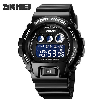 SKMEI Fashion vízálló sportórák férfiaknak női riasztó Chrono LED digitális hétköznapi óra diák karóra Reloj Hombre