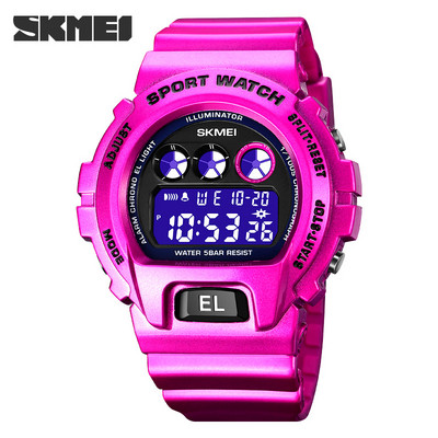 SKMEI Fashion vízálló sportórák férfiaknak női riasztó Chrono LED digitális hétköznapi óra diák karóra Reloj Hombre