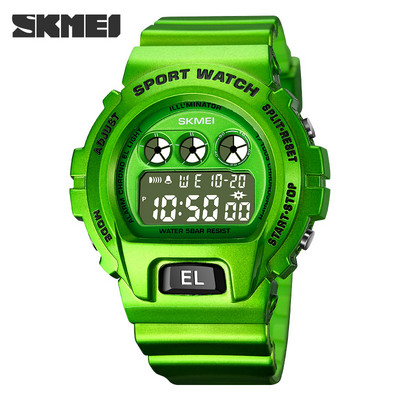 SKMEI Fashion vízálló sportórák férfiaknak női riasztó Chrono LED digitális hétköznapi óra diák karóra Reloj Hombre