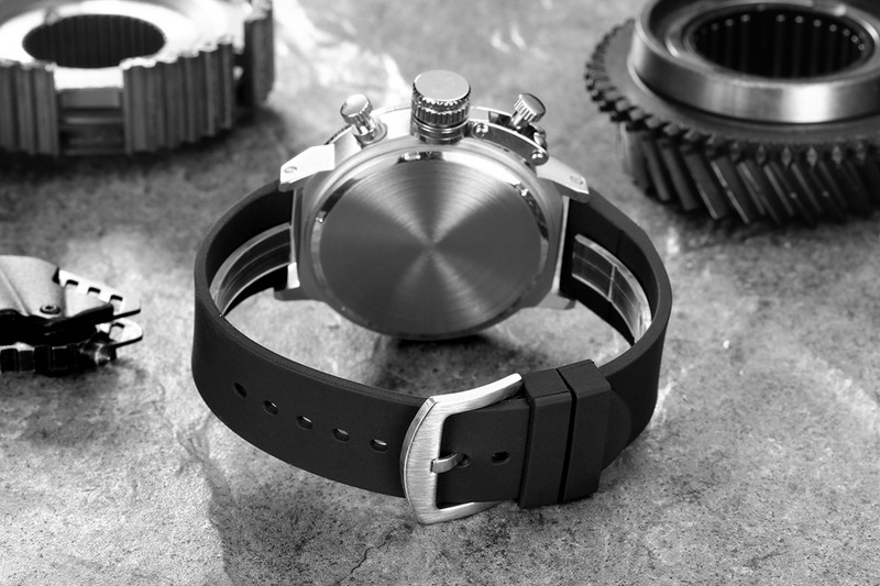 Automata Self Wind Mechanikus gumiszíj fekete ezüst csónak tok narancssárga kék sárga szürke klasszikus U férfi karóra