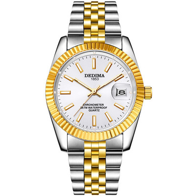 2021 Férfi Top márka luxus divatos arany órák férfi üzleti rozsdamentes acél világító kvarc óra Relogio Masculino Reloj Hombre