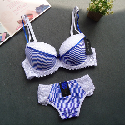 Kompleti donjeg rublja Seksi čipkaste velike veličine Podesiva naramenica Ženski grudnjak Prugasti prozračni plus donje rublje Grudnjak gaćice