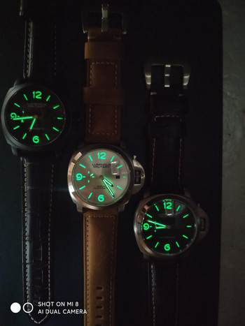 DIDUN Мъжки автоматичен часовник от неръждаема стомана Луксозна марка Механични часовници Моден бизнес Военен светещ мъжки ръчен часовник