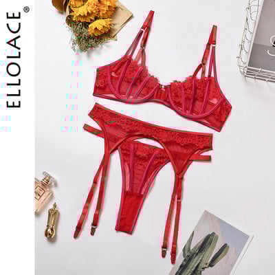 „Ellolace“ nėrinių apatinis trikotažas „Show Through Short“ odos priežiūros rinkiniai.