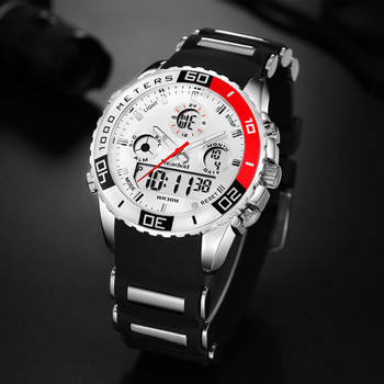 Ανδρικά αθλητικά ρολόγια κορυφαίας επωνυμίας 2017 Ανδρικά ρολόγια χαλαζία αναλογικά LED Ανδρικό στρατιωτικό αδιάβροχο ρολόι Sport Relogio Masculino reloj hombre