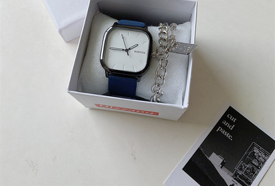 Vyriškas elegantiškas laikrodis – trijų spalvų