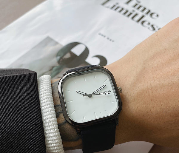 Vyriškas elegantiškas laikrodis – trijų spalvų