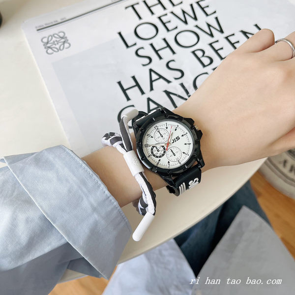 Ceas retro pentru bărbați cu curea din cauciuc