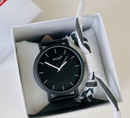 Vyriškas laisvalaikio laikrodis pagamintas iš eko odos