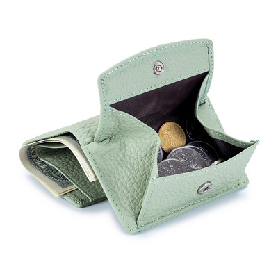 Naujos moteriškos odos piniginės Moteriškos odos piniginės Moteriškos mažos monetų kišenės RFID kortelių laikiklis Mini pinigų krepšys, nešiojamas sankaba