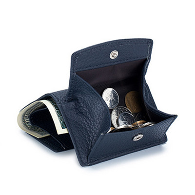 Naujos moteriškos odos piniginės Moteriškos odos piniginės Moteriškos mažos monetų kišenės RFID kortelių laikiklis Mini pinigų krepšys, nešiojamas sankaba