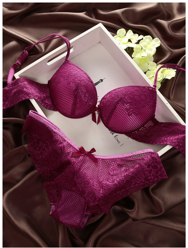 6 spalvų liemenėlių rinkinys Seksualūs nėrinių liemenėlių rinkiniai Patogus apatinio trikotažo rinkinys Solid Crop Top Moteriškas apatinis trikotažas Moteriškas apatinis trikotažas Push Up