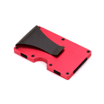 Rfid fém kártyatartó Magasszéf pénztárcák férfi női vékony vékony mini mágneses pénztárca férfi pénzes táskák kis pénztárca férfi pénztárca 2022