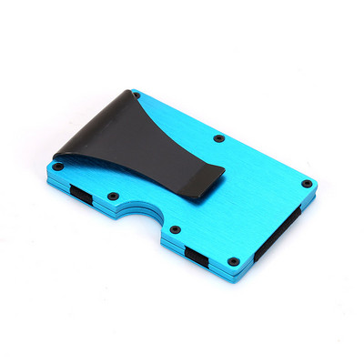 Rfid fém kártyatartó Magasszéf pénztárcák férfi női vékony vékony mini mágneses pénztárca férfi pénzes táskák kis pénztárca férfi pénztárca 2022