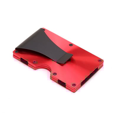 Rfid fém kártyatartó Magasszéf pénztárcák férfi női vékony vékony mini mágneses pénztárca férfi pénzes táskák kis pénztárca férfi pénztárca 2022