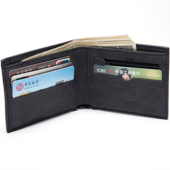 Ανδρικό μακρύ πορτοφόλι φοιτητική τσάντα πολλαπλών χρήσεων Κορεάτικο πορτοφόλι με φακελάκι κοστουμιού, μοντέρνα επαγγελματική μονόχρωμη τσάντα πολλαπλών χρήσεων