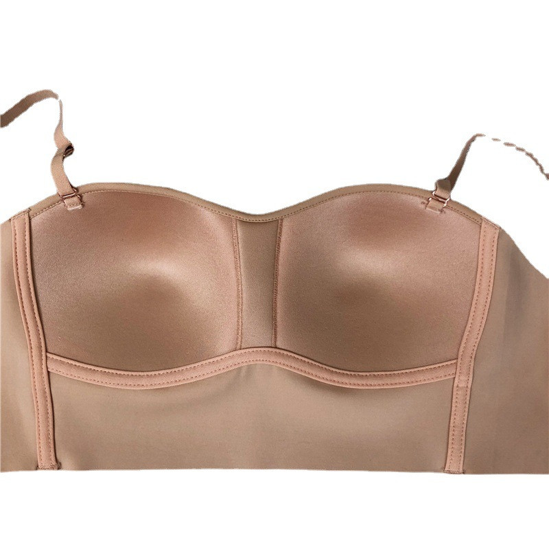 Szexi zökkenőmentes melltartó pánt nélküli átalakítható pántok, összegyűjtött drótmentes, félig csésze női mellény Push Up fehérnemű fehérnemű