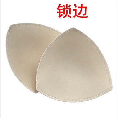 Flymokoii 10 pari/lot Ženski trokutasti jastučić za grudnjak Spužvasti kupaći kostim Push up podstava za grudi Enhancers za grudi Tanki bikini grudnjak Umetak od pjene