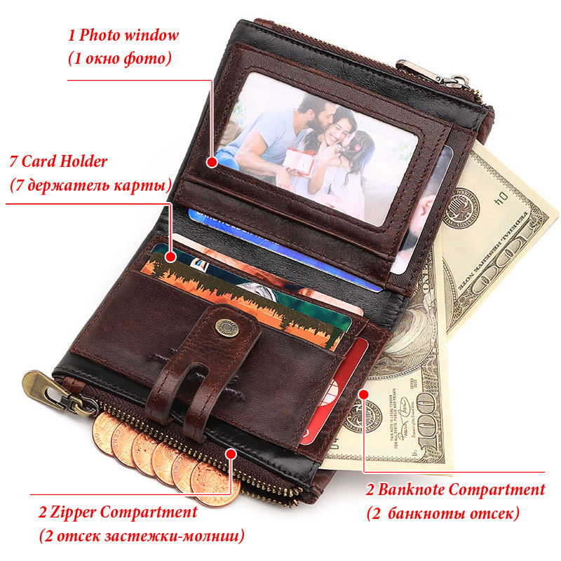 UUS Splice nahast meeste rahakott mündikott Väike minikaardihoidja topelttõmblukuga Portomonee meeste õhuke rahakoti tasku