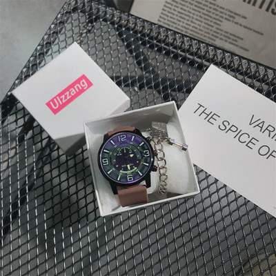 Vyriškas retro laikrodis su silikonine apyranke