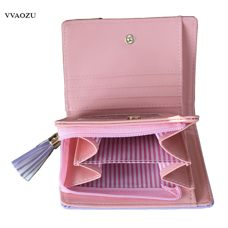 Kvaliteetsed naiste rahakotid kassi disainiga naiste siduriga PU-nahast rahakott Üliõpilaste mündikott Rahakotid, pikad/lühikesed kaardihoidjad