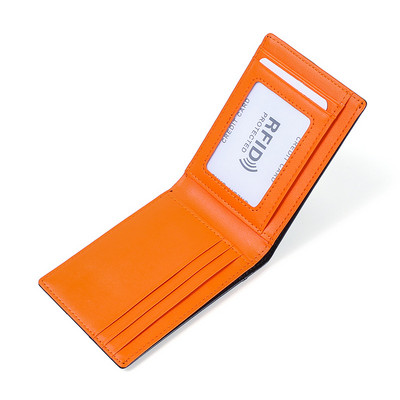 Vyriška mini piniginė Minimalizmas piniginė vyrams RFID Business ID Kreditinės kortelės laikiklio dangtelis Krepšys Pinigų segtukas Piniginė Vyrai