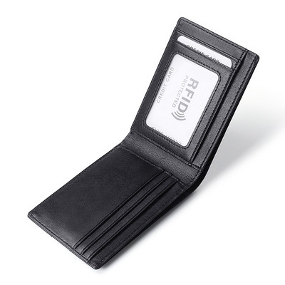 Vyriška mini piniginė Minimalizmas piniginė vyrams RFID Business ID Kreditinės kortelės laikiklio dangtelis Krepšys Pinigų segtukas Piniginė Vyrai