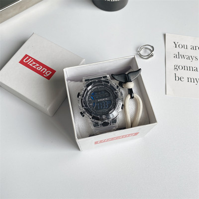 Ceas casual pentru barbati cu curea de cauciuc