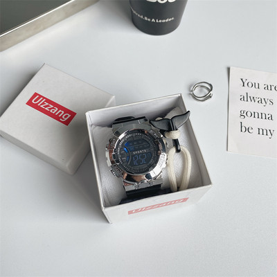 Ceas casual pentru barbati cu curea de cauciuc