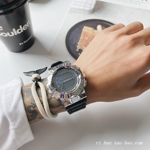 Ceas casual pentru barbati cu curea de cauciuc