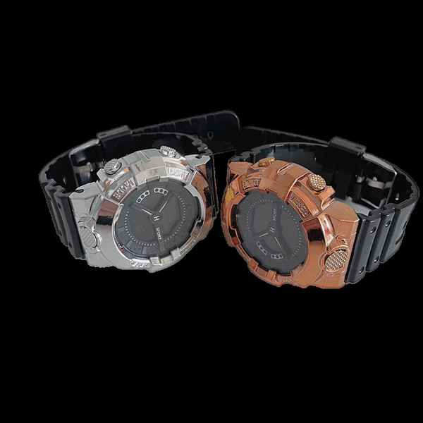 Vyriškas laikrodis - su guminiu dirželiu