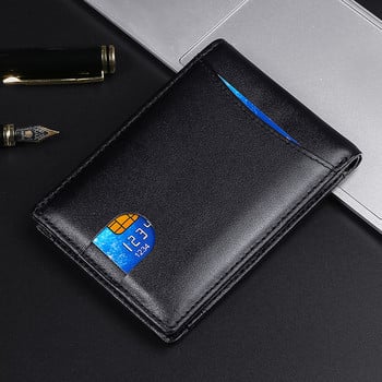 Ανδρική τσάντα GENODERN RFID Blocking Mini Leather Ultra Fashion Dollar Slim ανδρικό πορτοφόλι