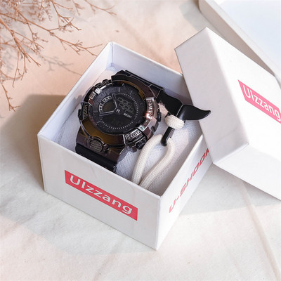 Meeste vabaaja käekell silikoonrihmaga