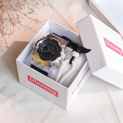 Meeste vabaaja käekell silikoonrihmaga