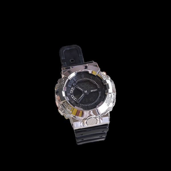 Meeste vabaaja käekell silikoonrihmaga