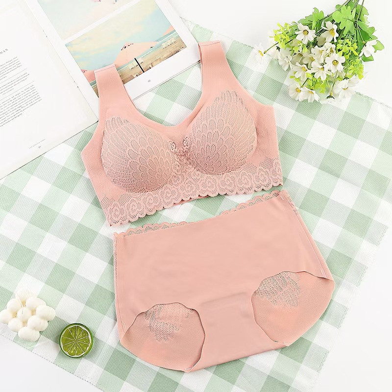 Szexi latex női fehérnemű melltartó szett Seamless női melltartó bugyi szett kényelmes Push Up fehérnemű mellény melltartó szett