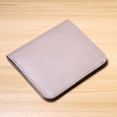 Meeste lühike üliõhuke minirahakott meeste nahast klambriga noorte meeste vertikaalne rahakott pehme must pruun nahast kott