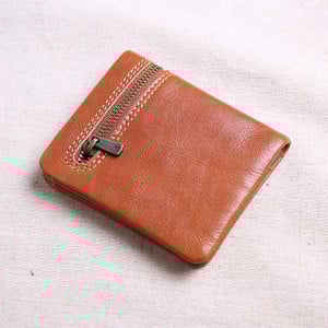 AETOO Мини портмоне за мъже и жени, ръчно изработена кожа, ултратънък, мек кожен портфейл, кожен портфейл с първи слой, къса катарама с цип