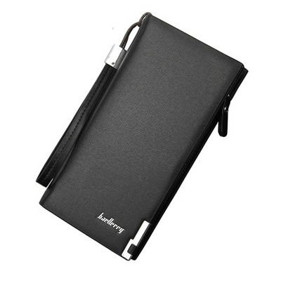 2019. gada Baellerry vīriešu maki biznesam, garš rāvējslēdzējs, liela ietilpība, kvalitatīvs vīriešu maciņš ar karšu turētāju. Daudzfunkcionāls maks vīriešiem