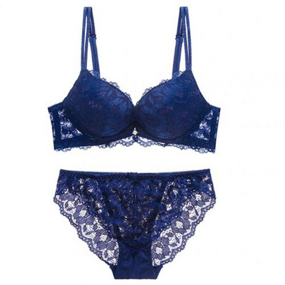 Logirlve Hot Sale 2 db Szexi női csipke melltartó varrat nélküli fehérnemű vékony fehérnemű Kényelmes bh Push up Bralette vezeték nélküli melltartó szettek