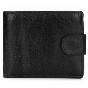 Firminės vyriškos piniginės odos trumpa monetų piniginė Madinga „Hasp“ piniginė vyriškai „Portomonee“ su kortelių laikikliu nuotraukų laikikliu