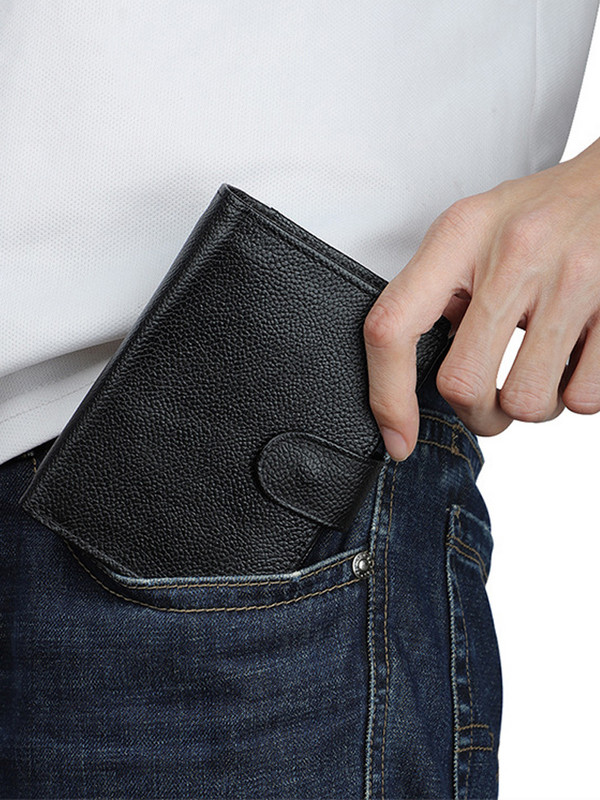 JCHENSJ Novčanici od kože za muškarce Raid novčanik velikog kapaciteta 14 utora za kartice Ležerna vintage muška torbica Džep za novčiće 2022.