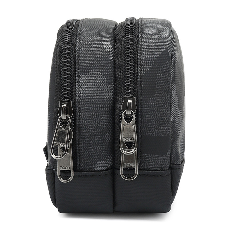 „POSO“ prekės ženklo ekologiškas kelioninis pakabinamas krepšys, atsparus purslams, daugiafunkcinė „Oxford“ vyrų piniginė