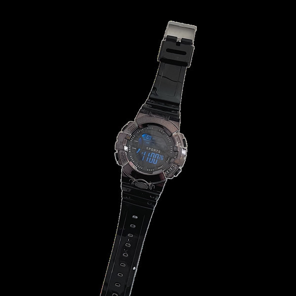 Férfi elektronikus óra gumi szíjjal