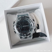 Neperšlampamas sportinis vyriškas laikrodis su silikoniniu dirželiu